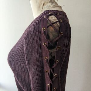 G by Guess - Lace Up Sweater